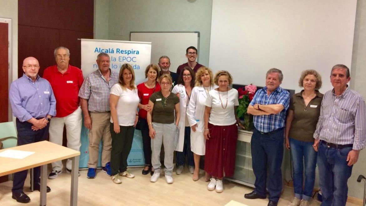 Grupo de pacientes con EPOC Centro de Salud Miguel de Cervantes