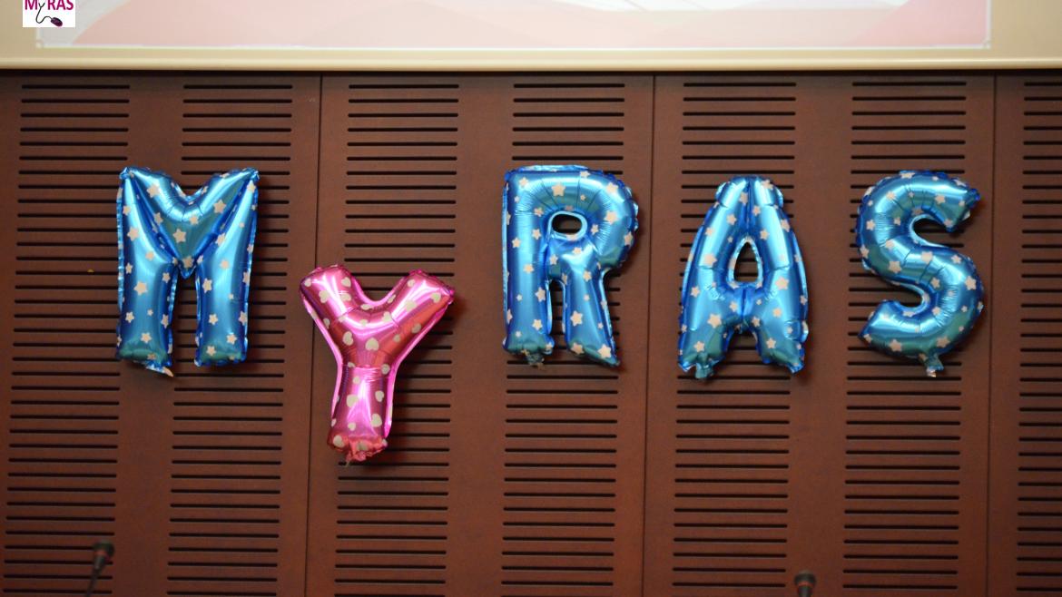 myras_2019 Globos con el anagrama de MYRAS