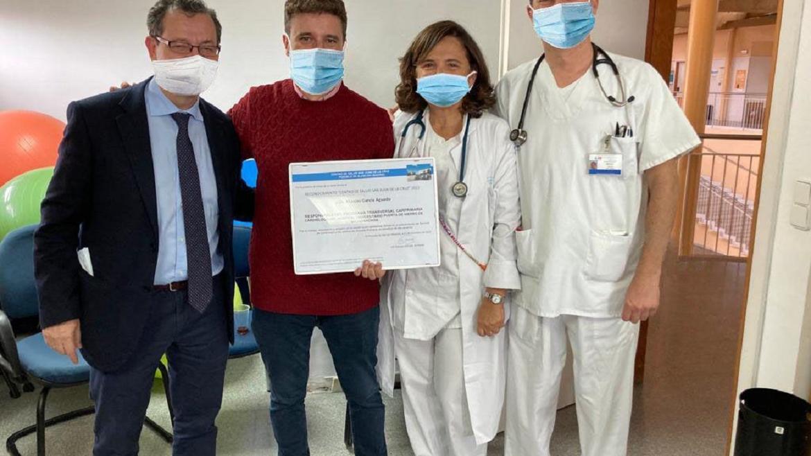 Recogida del premio
