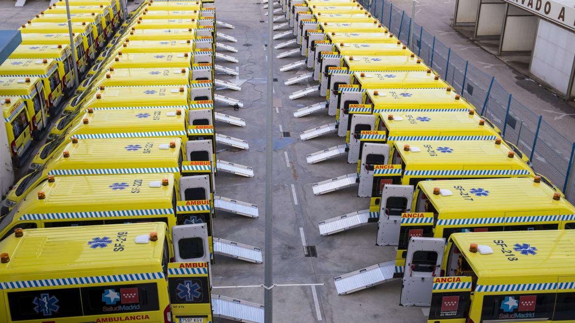 Aumentamos casi un 10% el número de ambulancias para traslados programados Flota de ambulancias de traslado programado de pacientes