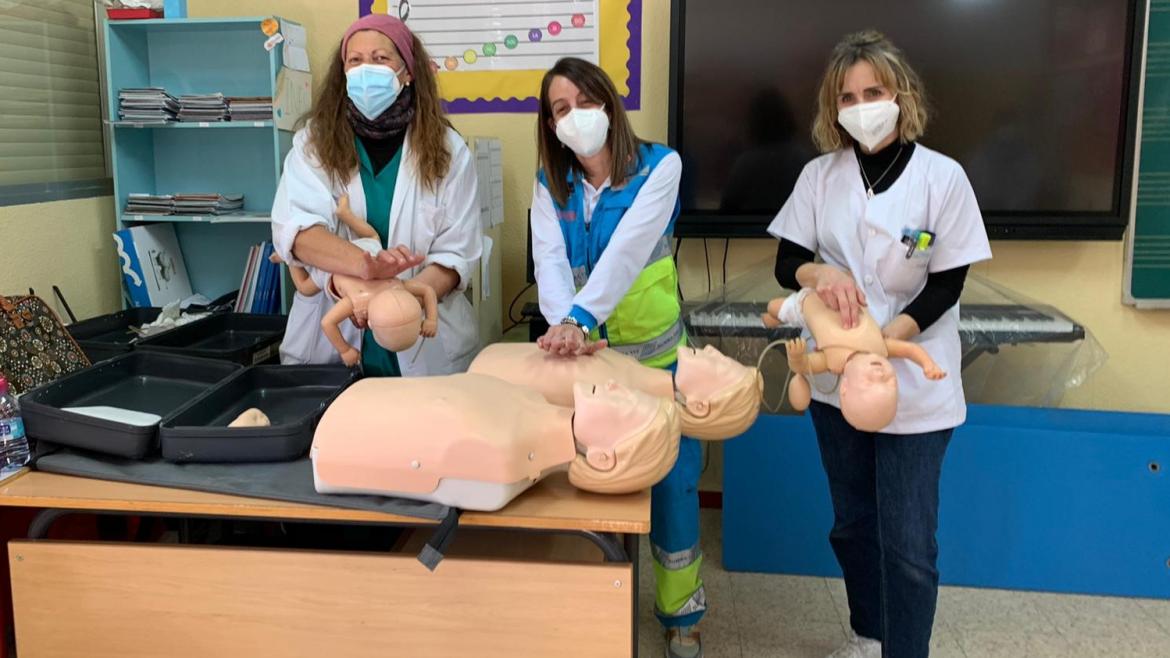 Profesionales del Centro de Salud y del SUMMA