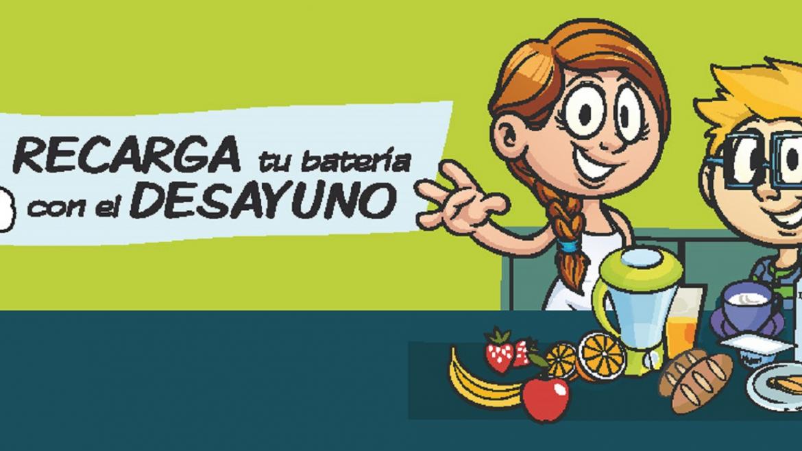 Sanidad enseña a cerca de 30.000 escolares a desayunar de forma saludable Imagen de desayuno saludable