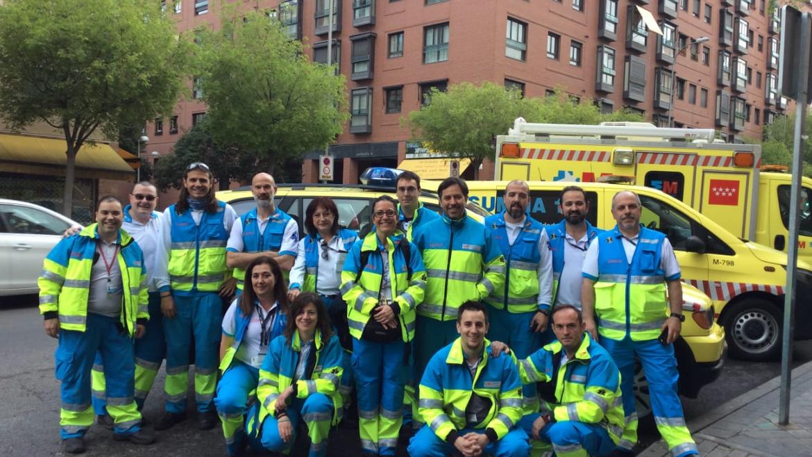El SUMMA 112 participa en un simulacro en Aragón con 14 profesionales y 6 vehículos Profesionales del SUMMA 112 parten a Aragón