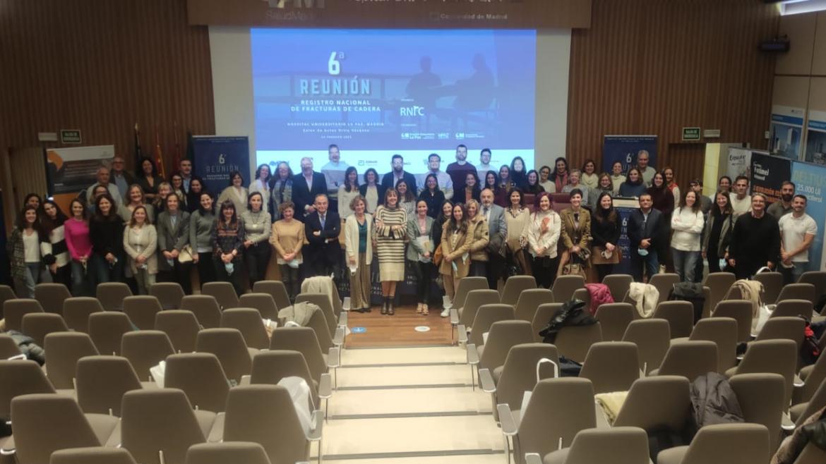 Participantes en la sexta reunión anual del Registro Nacional de Fracturas de Cadera