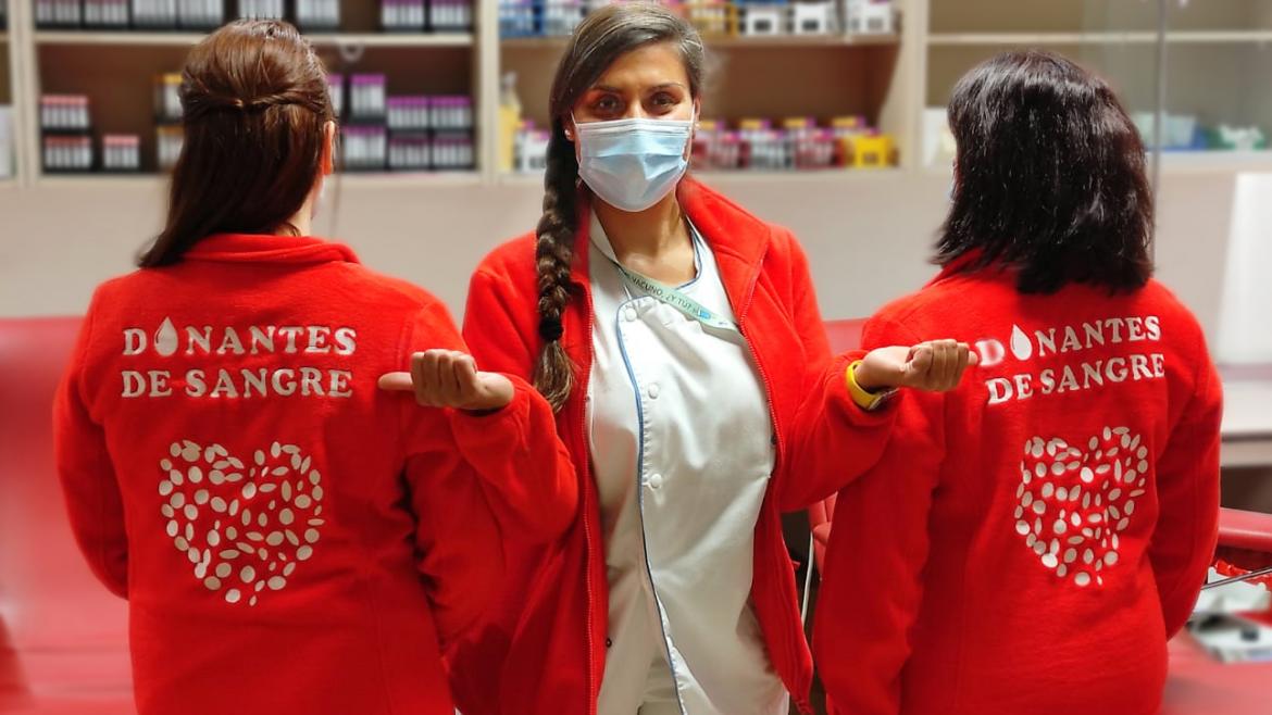 Personal de enfermeria de la Unidad de Donación