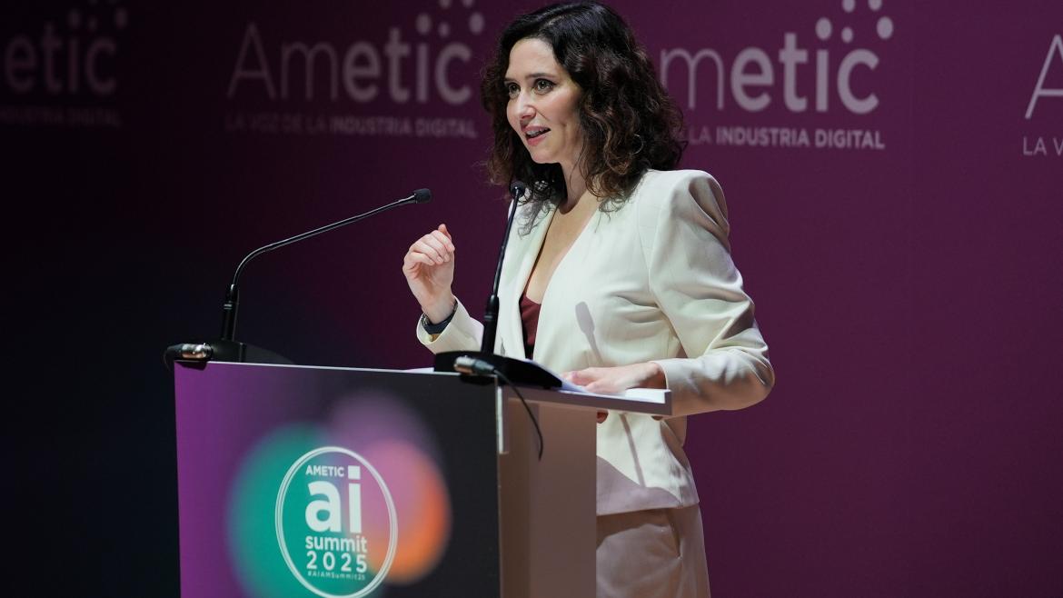 La presidenta Isabel Díaz Ayuso