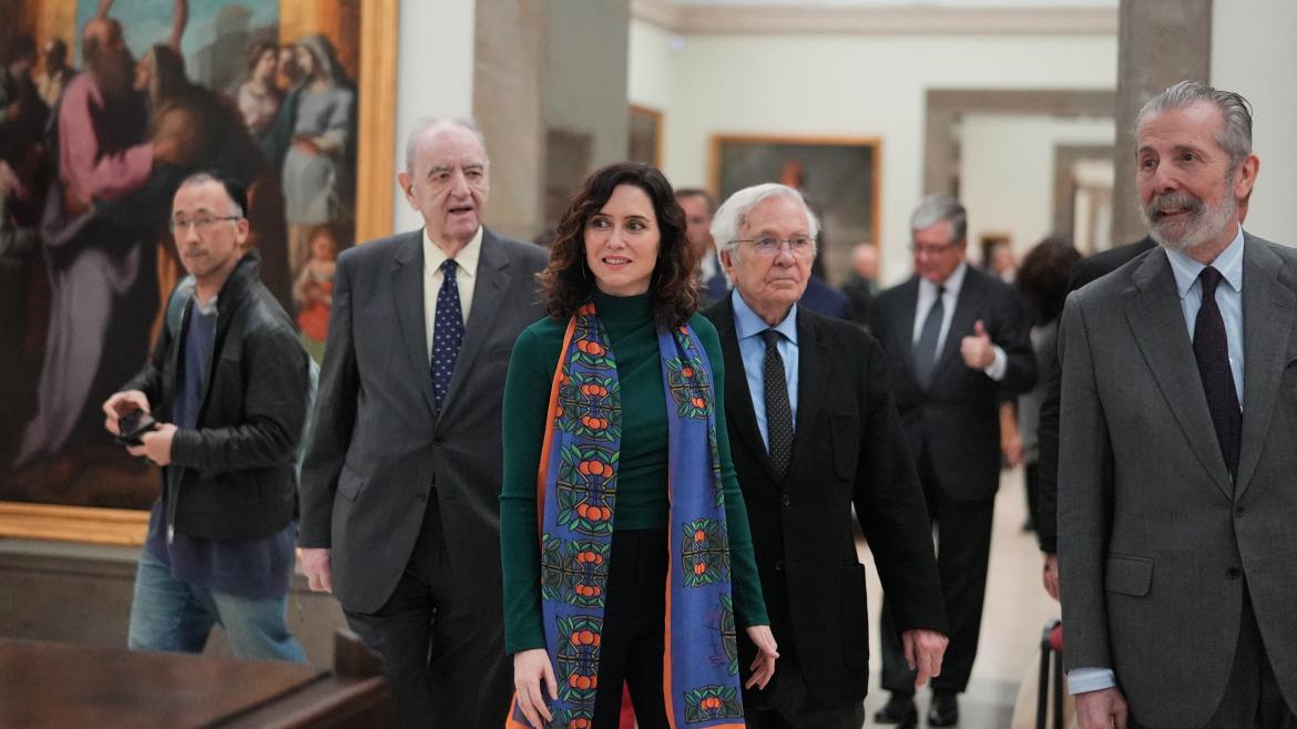 Díaz Ayuso anuncia las nuevas exposiciones que la Comunidad de Madrid llevará a la Real Academia de Bellas Artes de San Fernando a partir de 2026 La presidenta Isabel Díaz Ayuso