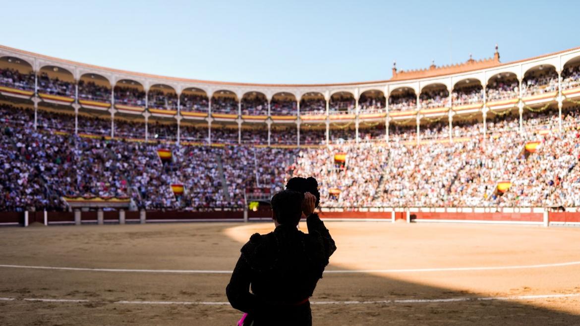 Torero en plaza de toros