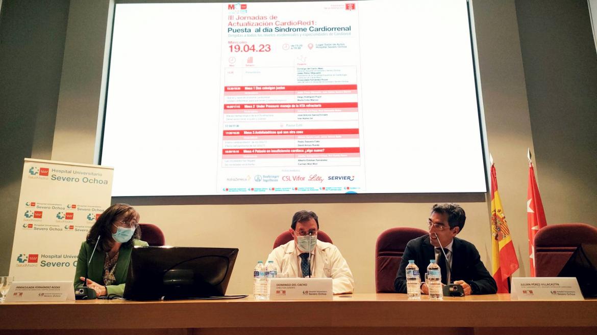 Hospital Severo Ochoa | Jornadas CardioRed1 - Síndrome Cardiorrenal inauguracion terceras jornadas cardiored1 en el hospital severo ochoa