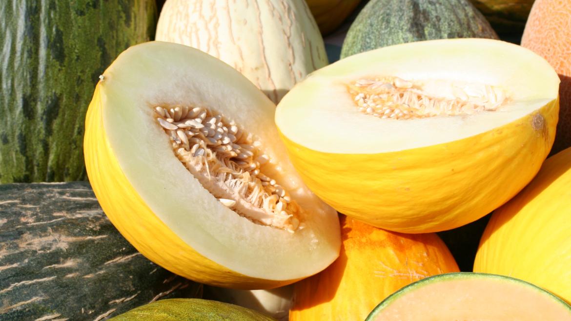 Imagen primer plano de melones 