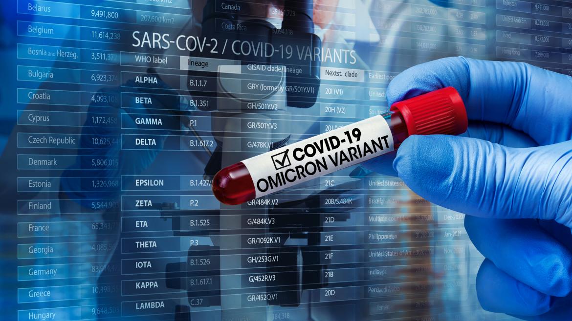 variante Ómicron Muestra de sangre
