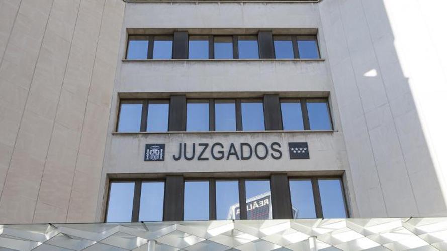 Fachada de los juzgados de Plaza de Castilla en Madrid
