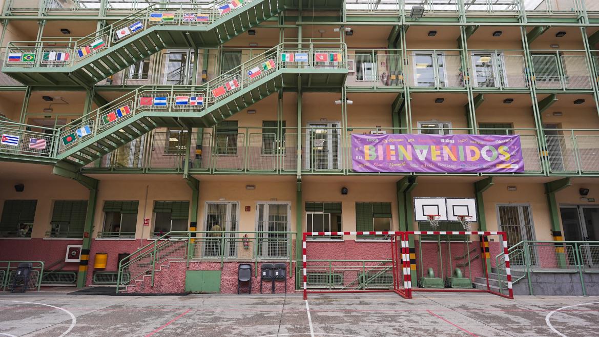 centros educativos públicos patio de un colegio