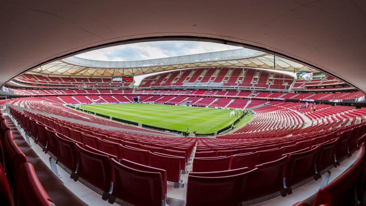 Interior del nuevo estadio Wanda Metropolitano