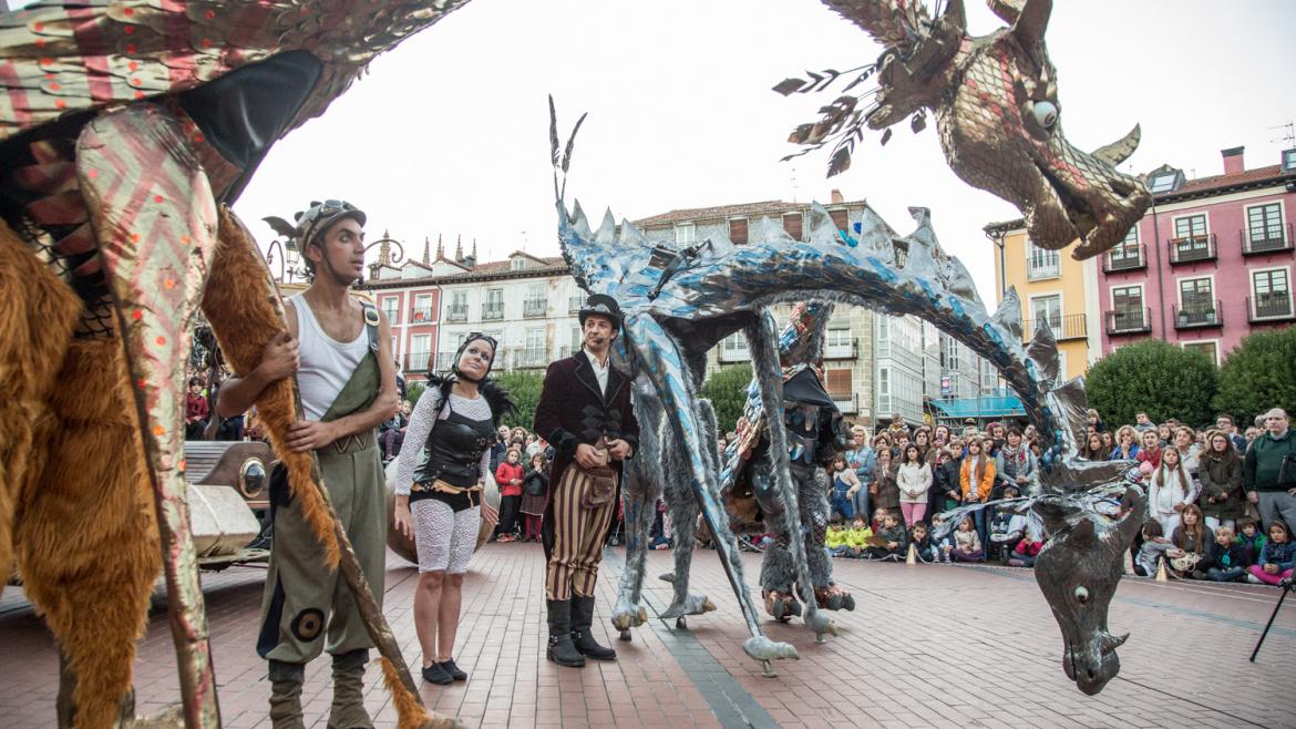 Espectáculo callejero de Tiritirantes