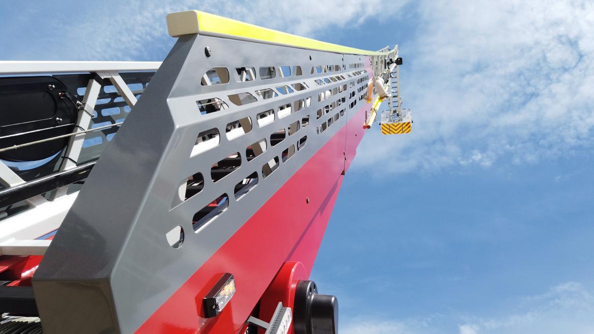 Autoescalera vehículo bomberos
