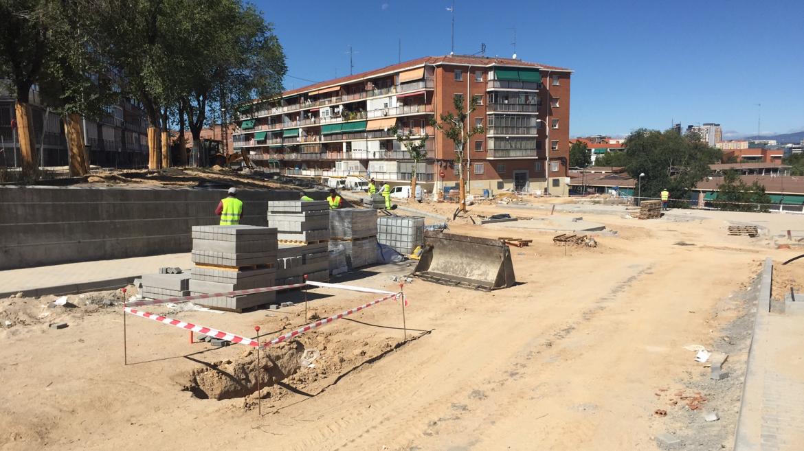 Construcción de viviendas sociales en la UVA de Hortaleza