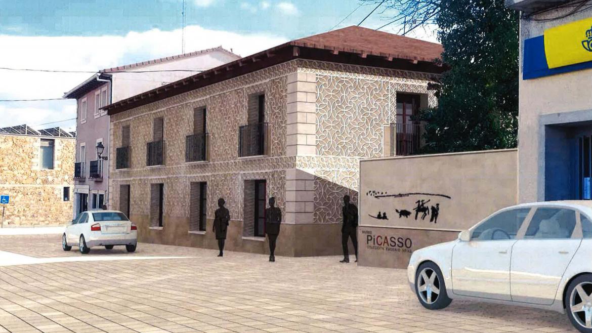 La Comunidad de Madrid rehabilitará un edificio histórico de Buitrago del Lozoya para albergar el nuevo Museo Picasso Visual de cómo será el museo