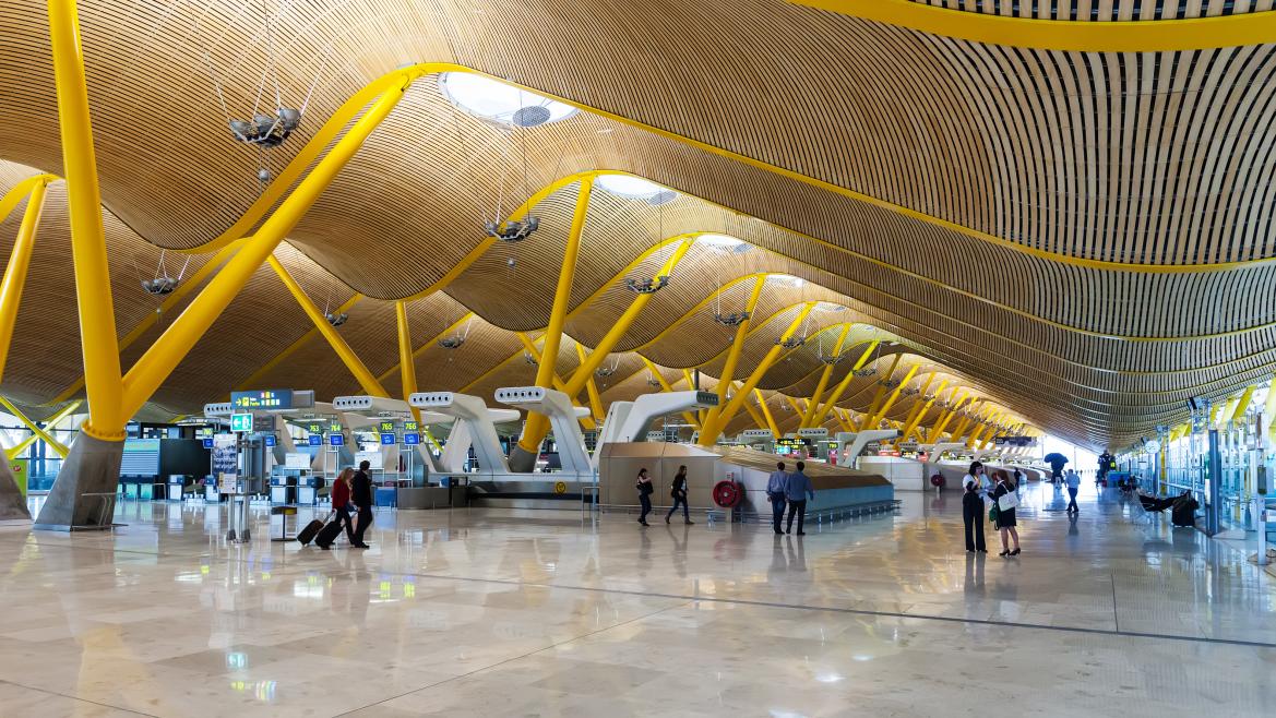 Una instantánea del Aeropuerto de Madrid-Barajas
