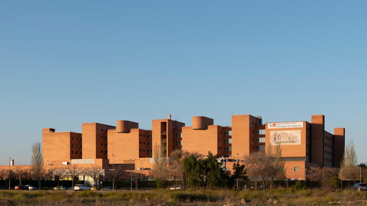Vista del Hospital Príncipe de Asturias de la Comunidad de Madrid