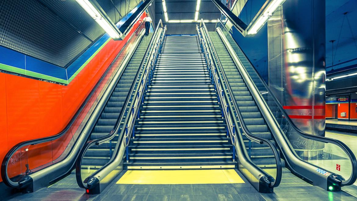 Escaleras mecánicas Metro de Madrid