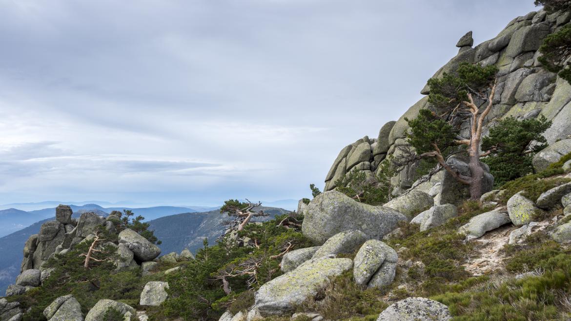 Siete Picos en el Parque Nacional de la Sierra de Guadarrama