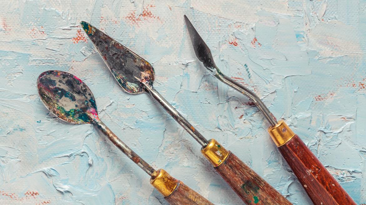 Materiales de pintura al óleo
