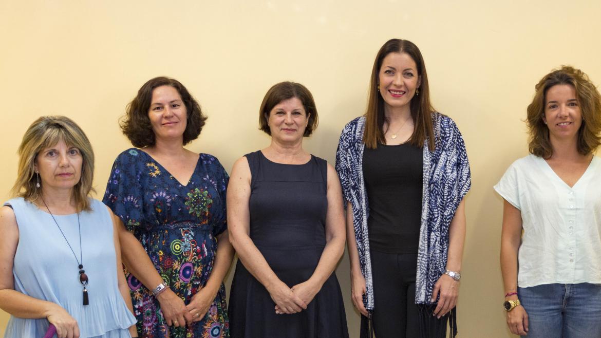 Lola Moreno visita el Punto de Violencia de Género de Carabanchel