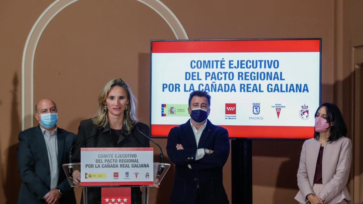 Pacto Regional Cañada Real Atril Paloma Martín