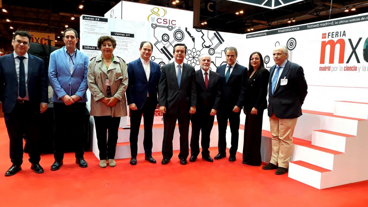 Amador Sánchez en la Feria ‘Madrid por la Ciencia y la Innovación’ 