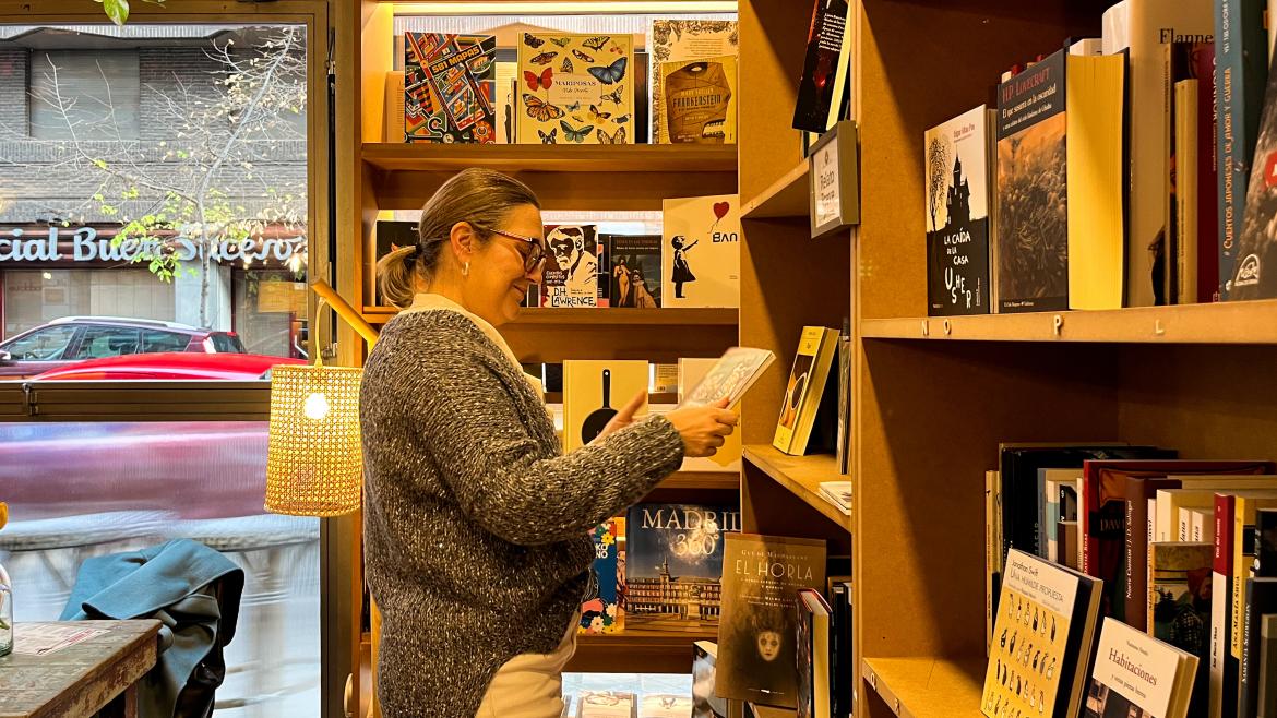 Marta Rivera en una nueva edición del Día de las Librerías