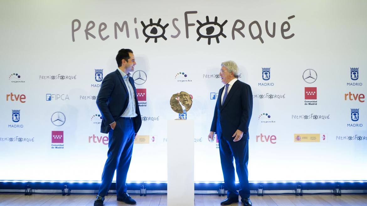 Ignacio Aguado ha asistido al acto de presenta de la Medalla de Oro de EGEDA