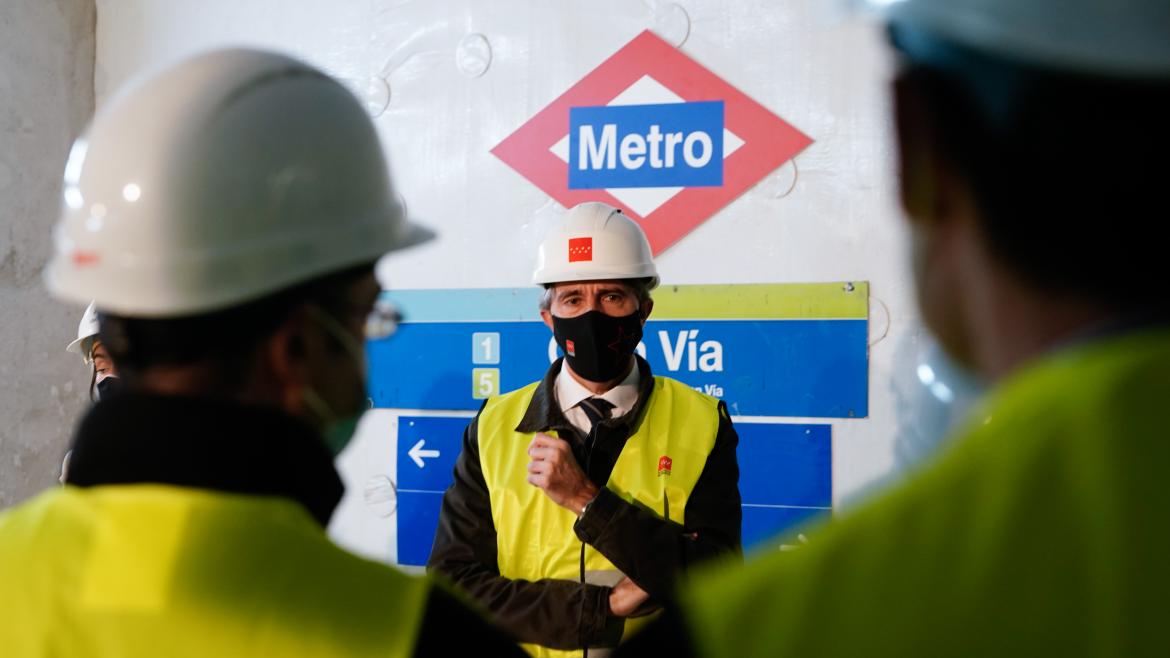La Comunidad reabrirá la nueva estación de Metro de Gran Vía el próximo verano