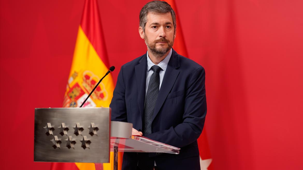 El portavoz Miguel Ángel García comparece en la Real Casa de Correos