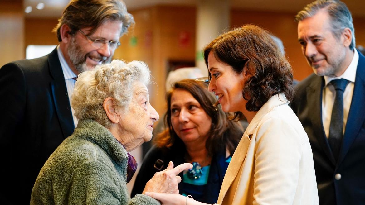 Isabel Díaz Ayuso durante el acto