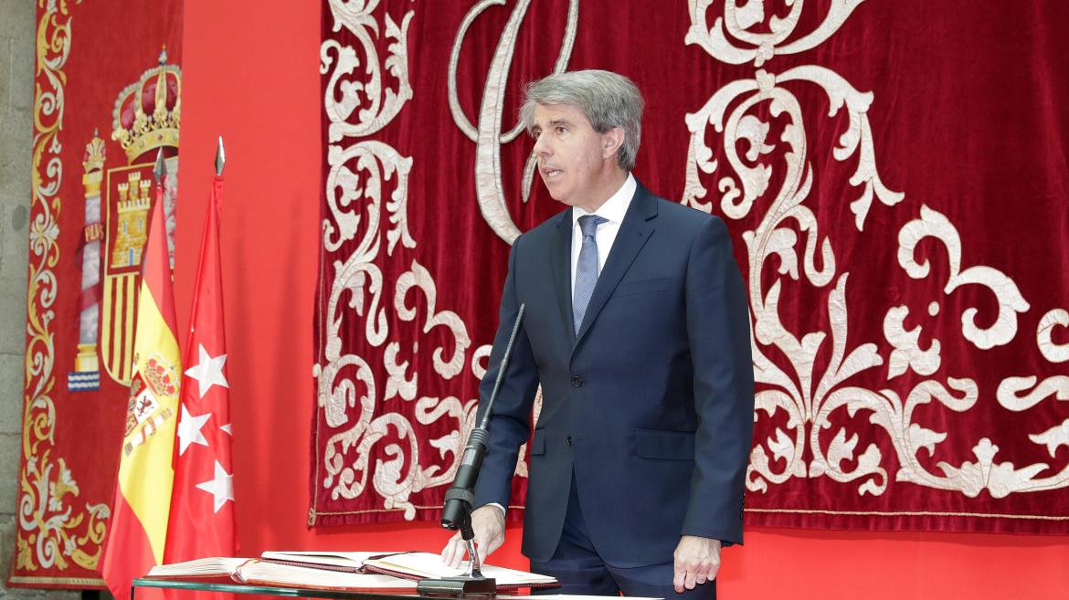 Ángel Garrido, nuevo presidente de la Comunidad de Madrid, toma posesión de su cargo