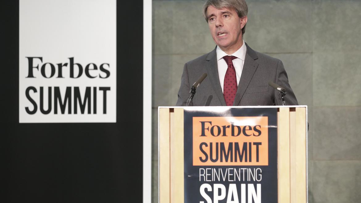 Garrido durante su intervención