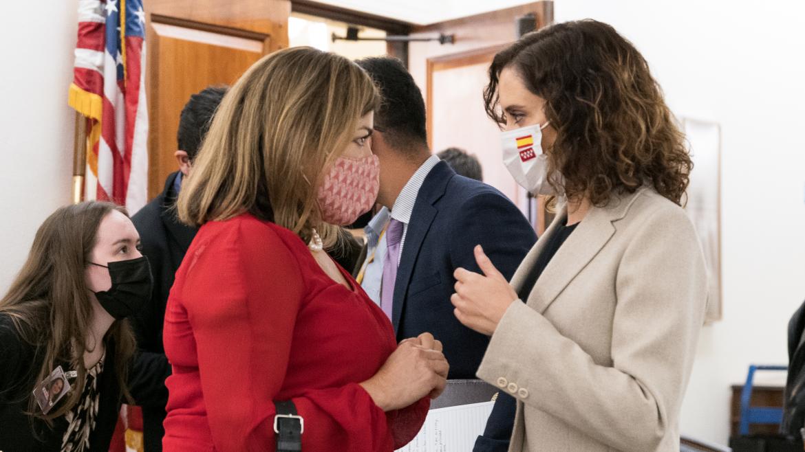 La presidenta en el Capitolio