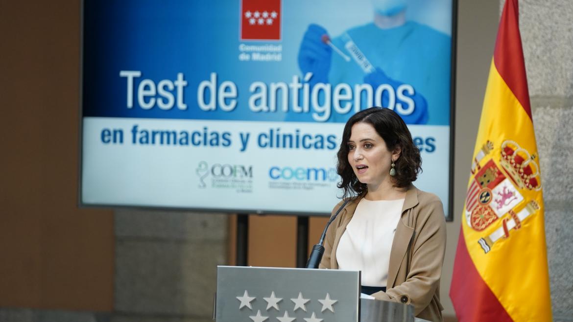 diaz ayuso test de antigenos Merca2.es