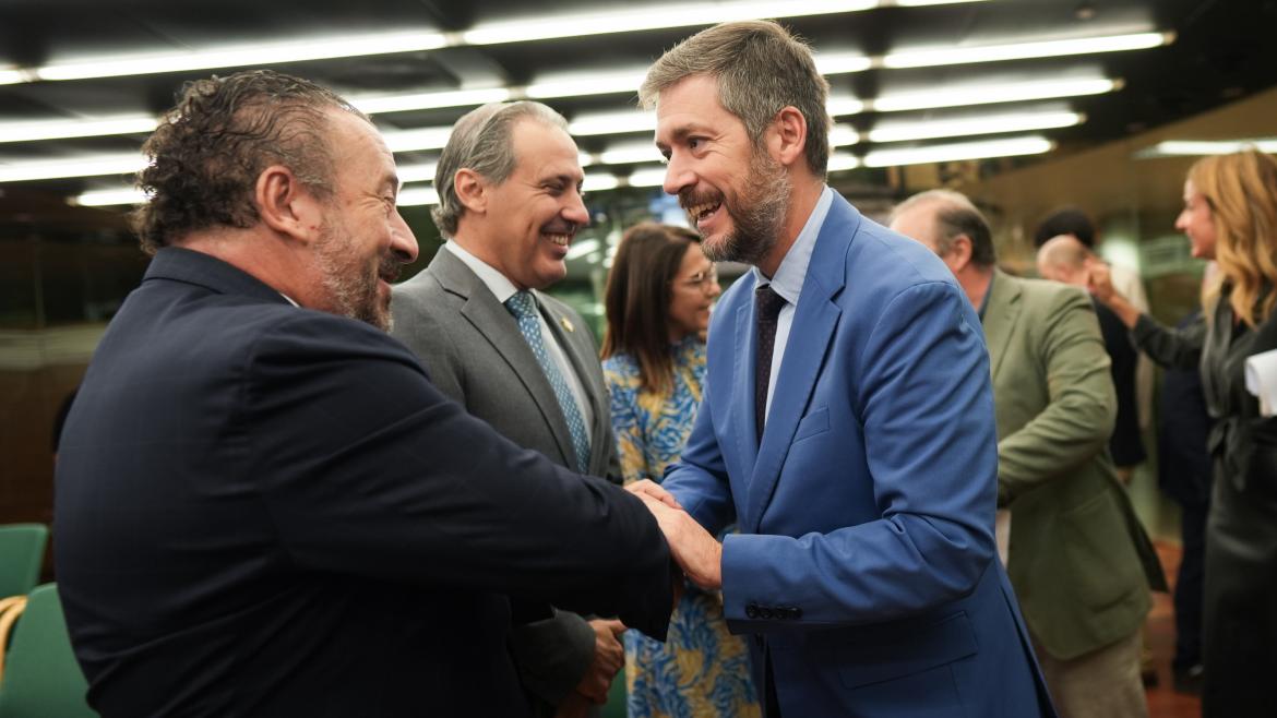 García Martín presenta la memoria anual del servicio de asistencia jurídica gratuita El consejero Miguel Ángel García Martín durante la presentación de la memoria anual del servicio de asistencia jurídica gratuita