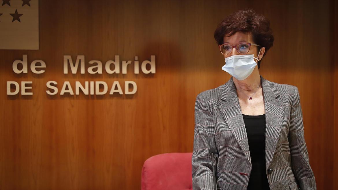 Elena Andradas durante la rueda de prensa
