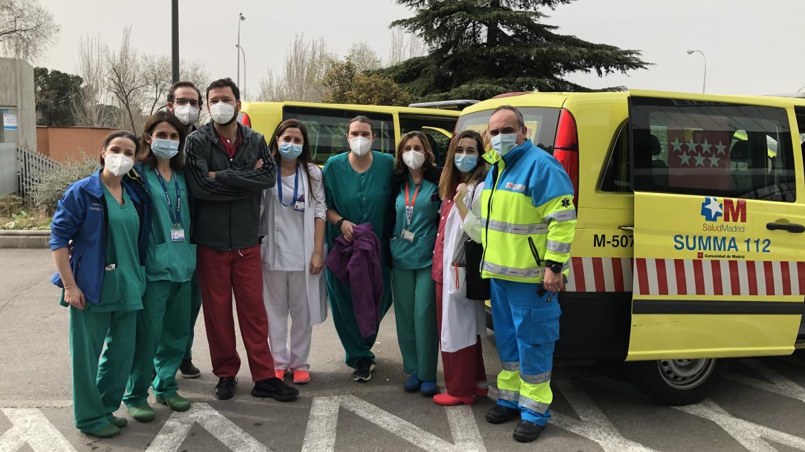 Equipo trasplantes del hospital La Paz