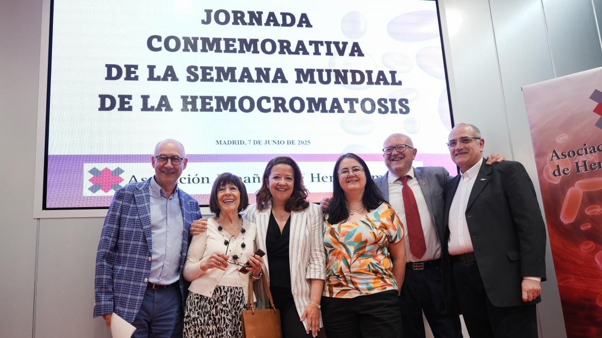 La Comunidad de Madrid, con los enfermos de hemocromatosis en su Día Mundial Fátima Matute en las Jornadas del Día Mundial de la Hemocromatosis