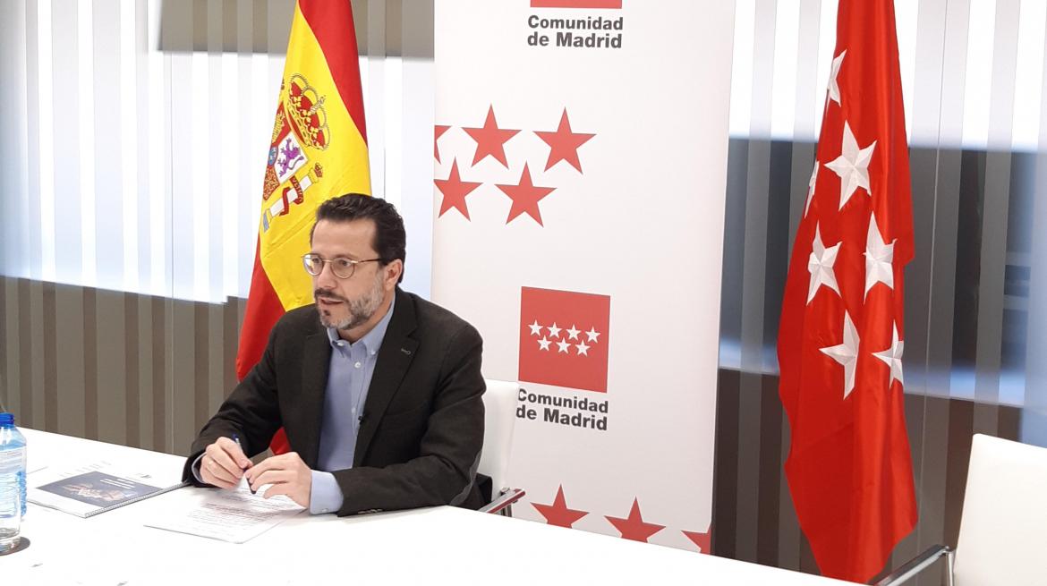 Javier Fernández-Lasquetty durante la rueda de prensa
