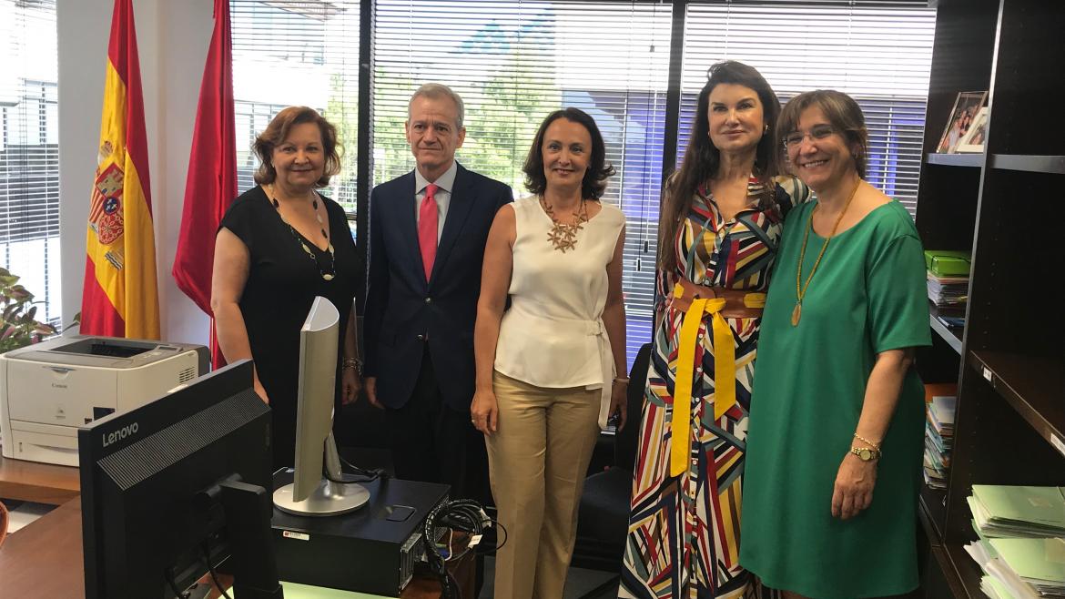 Yolanda Ibarrola ha visitado en el nuevo espacio destinado a la Fiscalía Ibarrola ha visitado en el nuevo espacio destinado a la Fiscalía