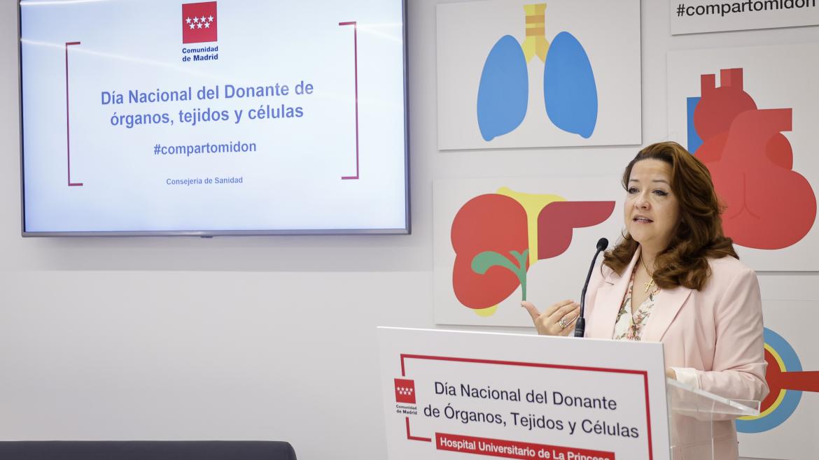La consejera Fátima Matute en el Hospital público Universitario La Princesa 