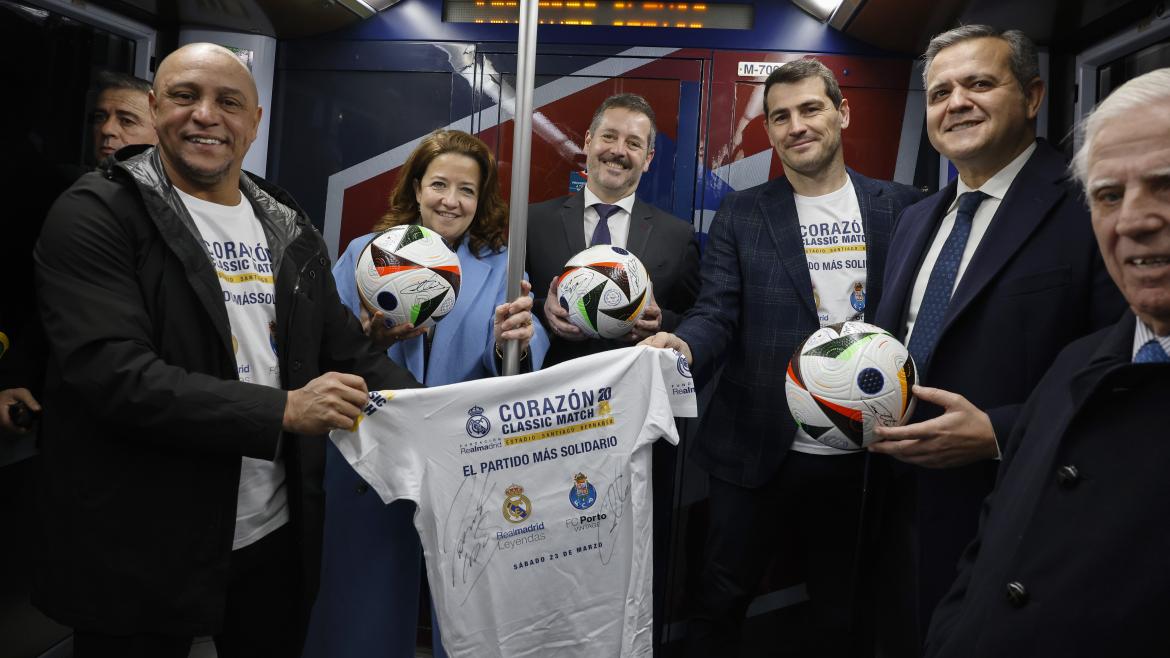 Imagen del artículo La Comunidad de Madrid presenta el partido de fútbol benéfico Corazón Classic Match para recaudar fondos contra la ELA