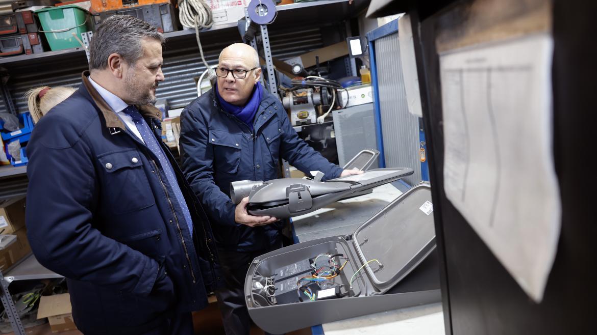 El consejero Jorge Rodrigo en el Centro de Conservación de Las Rozas de Madrid