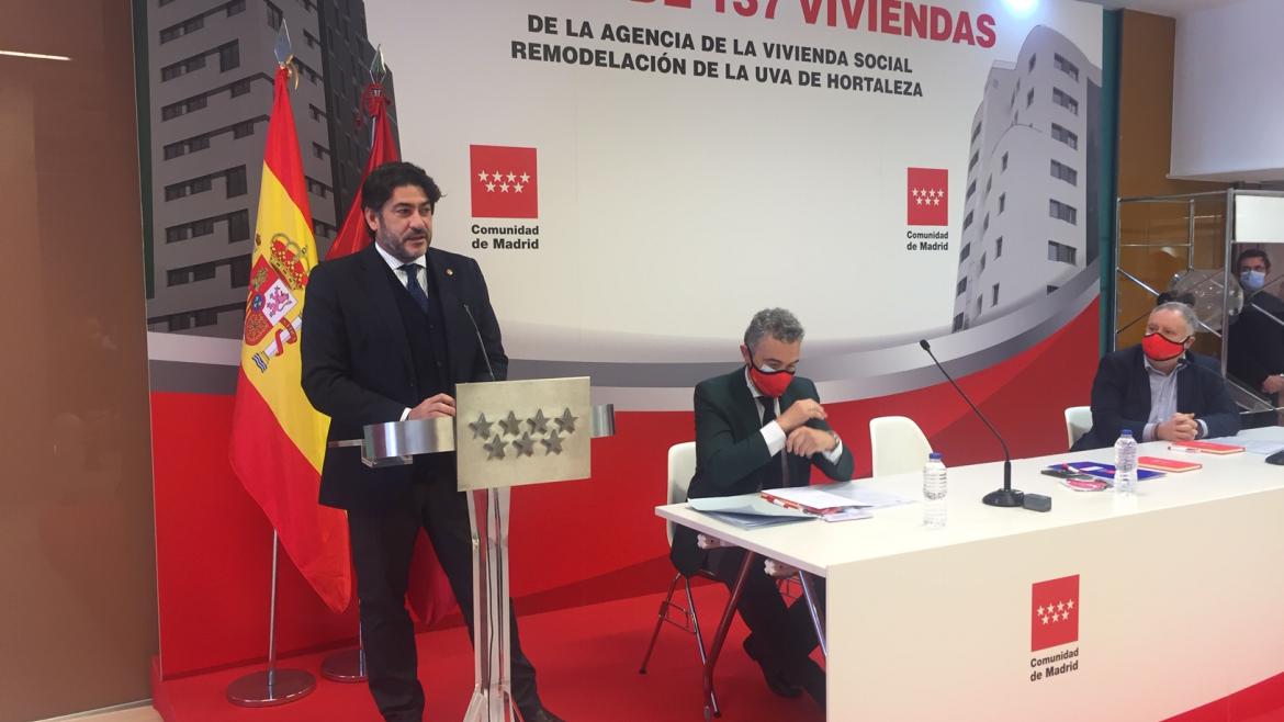 La Comunidad adjudica 137 viviendas sociales en la UVA de Hortaleza