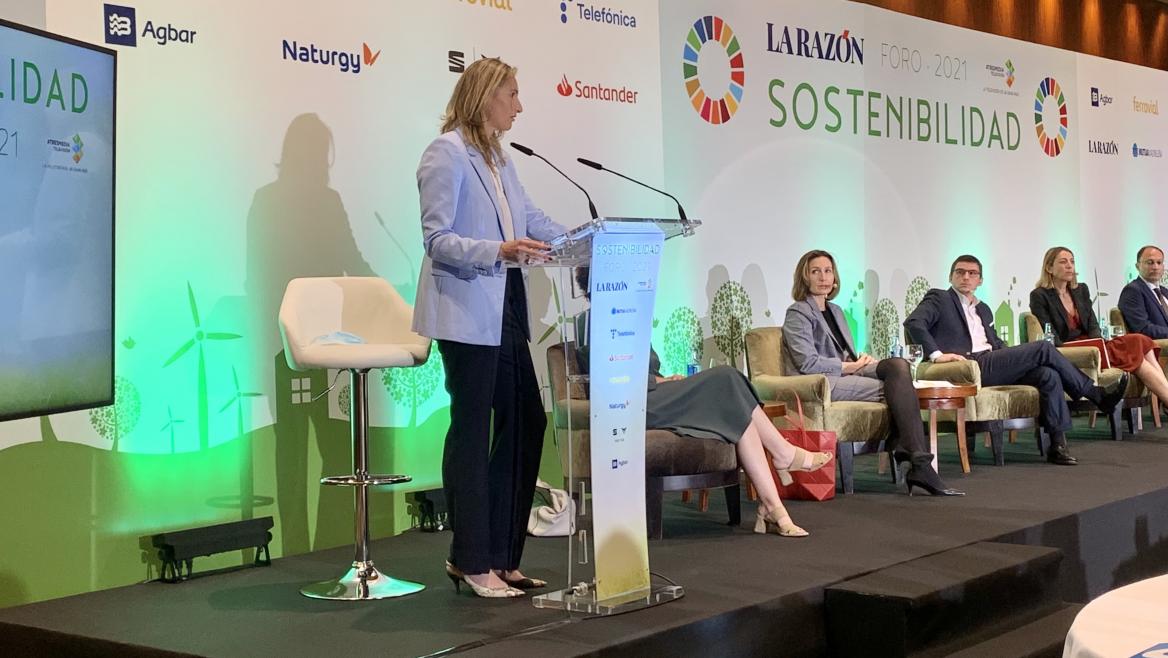Paloma Martín ha clausurado el Foro de Sostenibilidad de La Razón